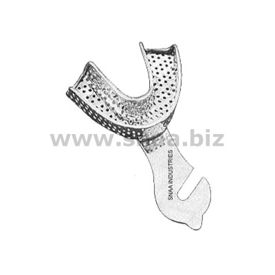 Impression Tray, Perforated Full Denture, Lower, L3