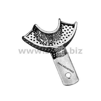 Impression Tray for Crown and Bridge Work, Perforated, Lower, L1P