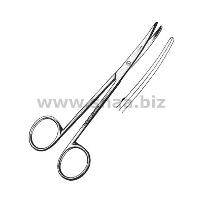 Metzenbaum Gum Scissors, Curved, Fig.2