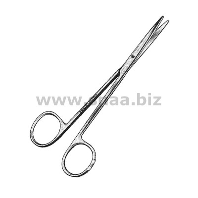 Metzenbaum-Delicate Gum Scissors, Straight, Fig.1