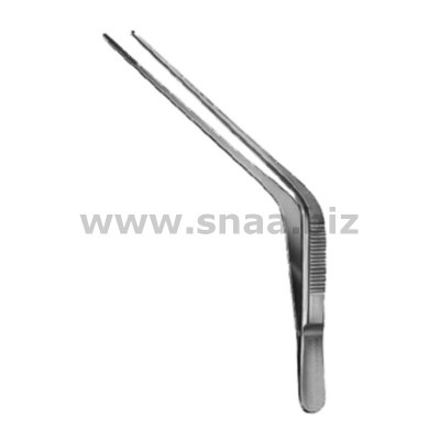 Ear Dressing Forceps, Angled