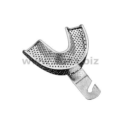 Impression Tray, English Pattern, Perforated, Lower