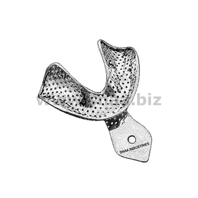 Impression Tray, Perforated Full Denture, Lower, L