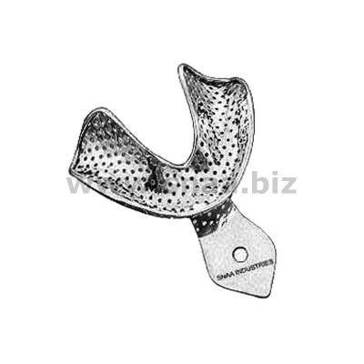 Impression Tray, Perforated Full Denture, Lower, M