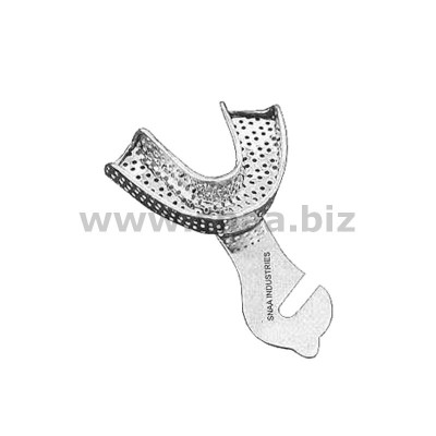 Impression Tray, Perforated Full Denture, Lower, L0