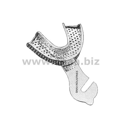 Impression Tray, Perforated Full Denture, Lower, L1