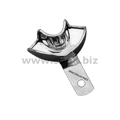 Impression Tray for Crown and Bridge Work, Solid, Lower, L1P