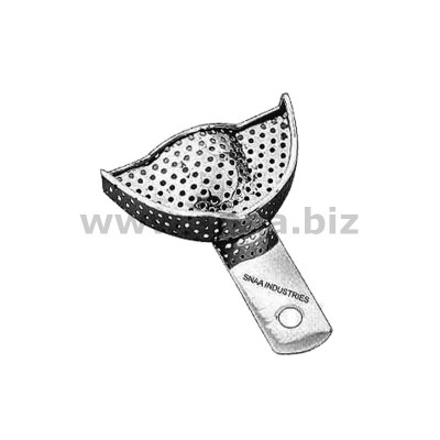 Impression Tray for Crown and Bridge Work, Perforated, Upper, U1P
