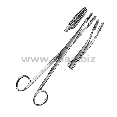 Sponge and Dressing Forceps, Without Ratchet